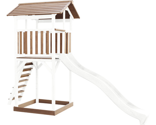 Tour de jeux avec toboggan et échelle pour le jardin