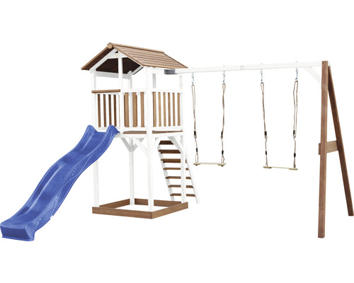 Tour de jeu avec toboggan et balançoire pour le jardin