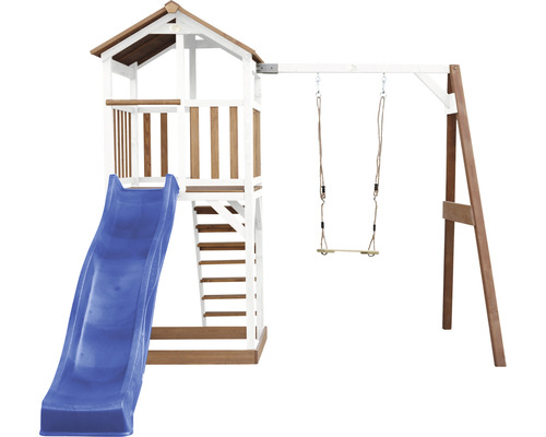 Tour de jeu avec toboggan et balançoire pour le jardin