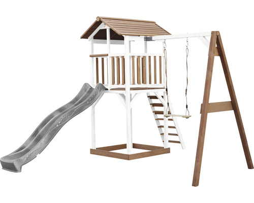 Tour de jeu avec toboggan et balançoire pour l''extérieur