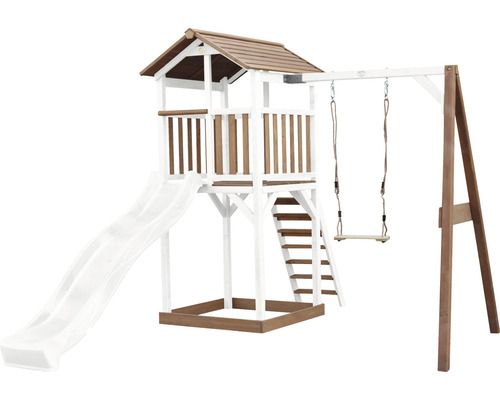 Tour de jeu avec toboggan, balançoire et échelle pour le jardin