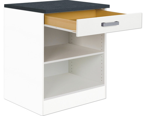 Küchenunterschrank mit Schublade und Regalböden