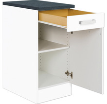 Küchenunterschrank mit Schublade, Tür und Einlegeböden