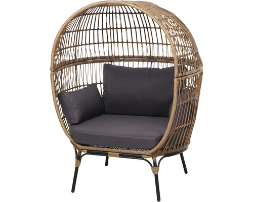 Salerno Nest Siena Garden natur schwarz