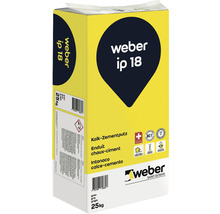 Weber ip 18 Kalk-Zementgrundputz grau 25Kg-thumb-0