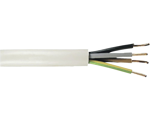 Installationskabel TT 4x1,5mm2 3LPE CH-N1 VV-U grau 25m Elektrokabel mit vier Adern