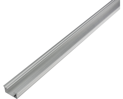 Profilé décoratif à LED Dural Duralis, aluminium argent anodisé, longueur 250 cm hauteur 12,5 mm