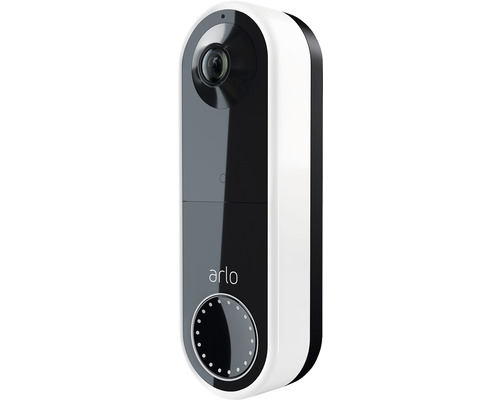 Arlo Essential Video Türklingel kabellos schwarz WLAN Nachtsicht Bewegungserkennung Warnmeldung Video Doorbell Wire-Free