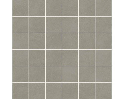 Feinsteinzeugmosaik Planet mud soft 30x30 cm Quadratische Fliesenanordnung für Wand- oder Bodenbeläge