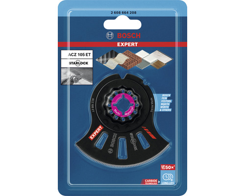 Lame de scie plongeante Bosch Expert ACZ 105 ET dans son emballage