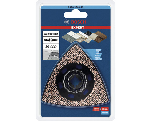Lame de scie segmentée Starlock Bosch Expert AVZ 90 RT2 dans l''emballage