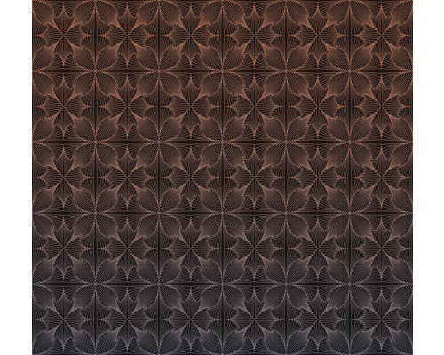 Papier peint panoramique intissé INX6-029 Ink Energico 6 pces 300 x 280 cm Motifs géométriques répétitifs