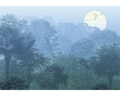Papier peint panoramique intissé INX8-052 Ink Deep in the Jungle 8 pces 400 x 280 cm