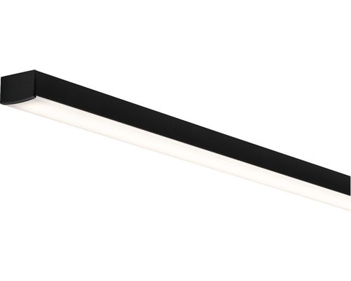 Schmale schwarze LED-Deckenleuchte zur Innenbeleuchtung