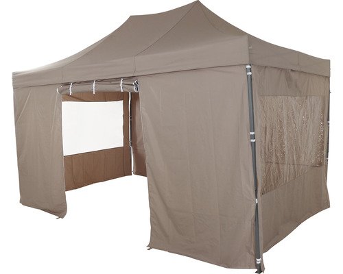 Pavillon multitalent Siena Garden 3x4,5 m taupe