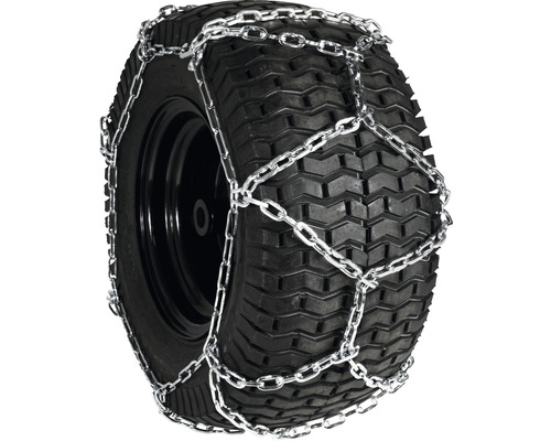 Chaînes à neige sur un pneu pour une meilleure adhérence