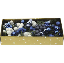 Dekorative Beerenzweige in einer Schachtel