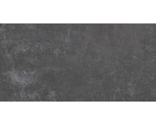 Carrelage pour sol et mur en grès cérame fin Grunge Anthracite AS 75.5x151 cm