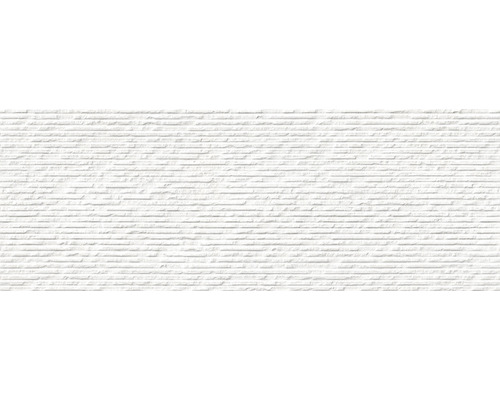 Dekorfliese Grunge Stripes White 32x90 cm