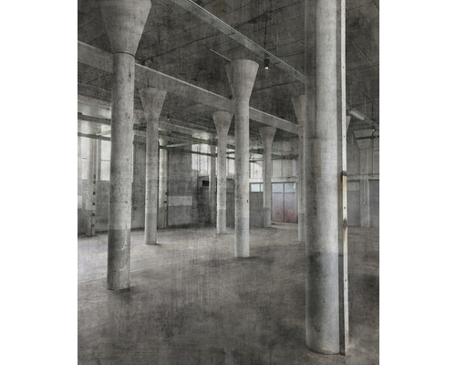 Fototapete Vlies 429725 Factory IV Industrial grau 5-tlg. 250 x 300 cm