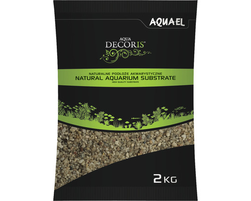 AQUAEL Gravier d'aquarium Aqua Decoris quartz 1,6-4 mm 2 kg