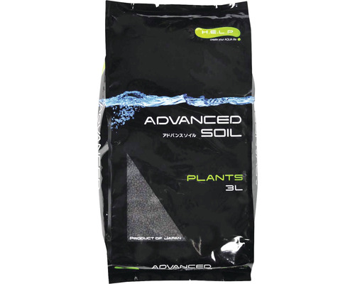 Bodengrund AQUAEL Advanced Soil Plant 3 l schwarz Verpackung mit 3 Liter Aquarium Bodengrund für Pflanzen