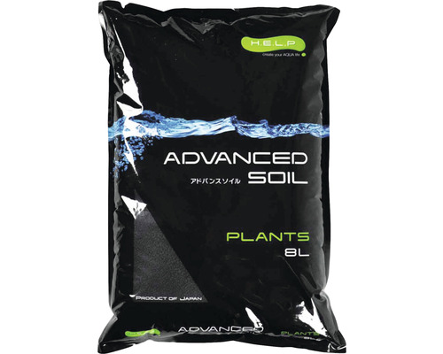 AQUAEL Bodengrund Advanced Soil Plant 8 l schwarz Packung Aquarium Bodengrund für Pflanzen, 8 Liter