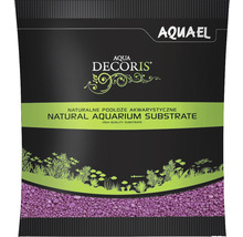 Gravier pour aquariums AQUAEL Aqua Decoris 2-3 mm 1 kg fuchsia