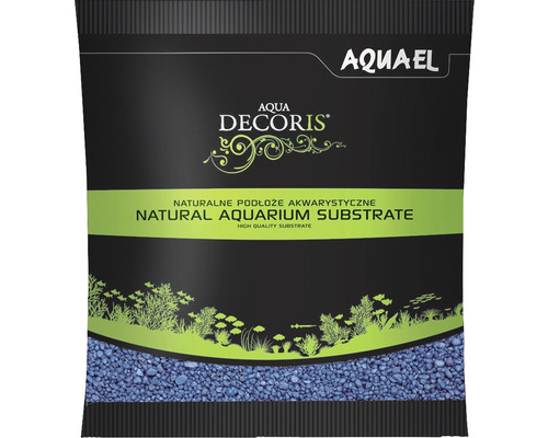 Gravier pour aquariums AQUAEL Aqua Decoris 2-3 mm 1 kg bleu