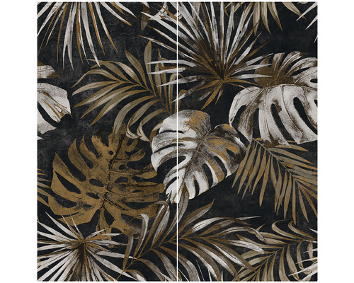 Dekorfliese Art Golden Leaves 1/2 60x120 cm Dekorfliese Art Golden Leaves 1/2 60x120 cm