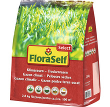 FloraSelf Klimarasaen Trockenrasen Grassamen, 2.8 kg Packung