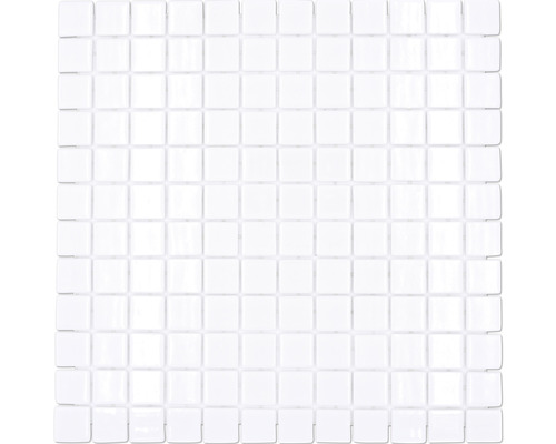 Mosaïque de piscine VP100PUR blanc 31.6x31.6 cm Mosaïque carrée