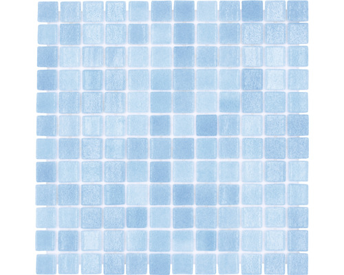 Mosaïque de piscine VP501PUR bleu 31.6x31.6 cm