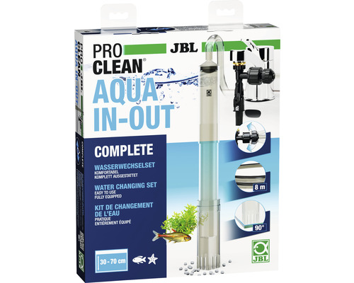 Set complet pour le changement partiel de l'eau JBL Proclean Aqua In-Out Complete JBL Pro Clean Aqua In-Out Kit complet de changement d''eau