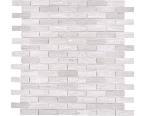 Natursteinmosaik Selbstklebend SAM 4NM72 Marmor grau 30x30.5 cm