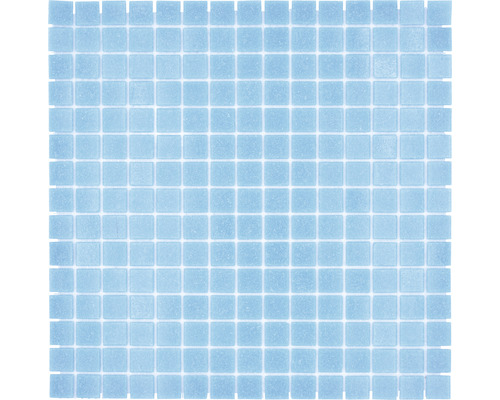 Mosaïque de piscine GM A 37P bleu/turquoise 32.7x30.5 cm Mosaïque en verre