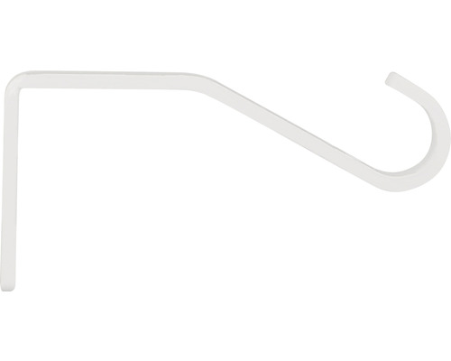 Naissance pour tringle 1 branche pour Metall Mix blanc Ø 16 mm 8 cm de longueur 2 pces