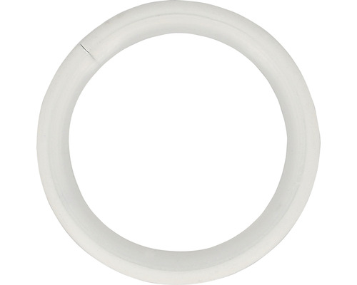 Anneaux pour rideaux plats avec insert coulissant pour Premium blanc Ø 20 mm 10 pces