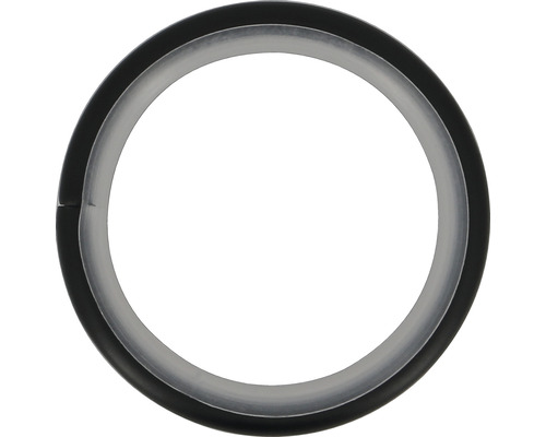 Anneaux pour rideaux plats avec insert coulissant pour Premium Black Line noir Ø 20 mm 10 pces