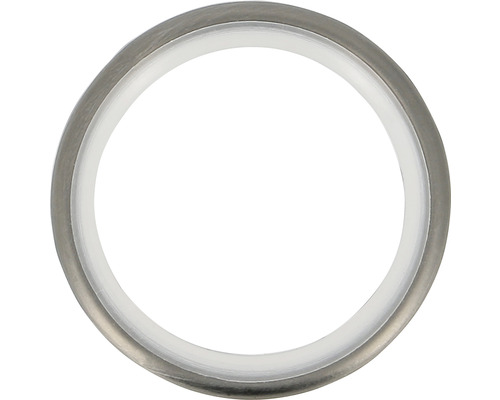 Gardinenring flach mit Gleiteinlage für Premium grau Ø 20 mm 10 Stk.