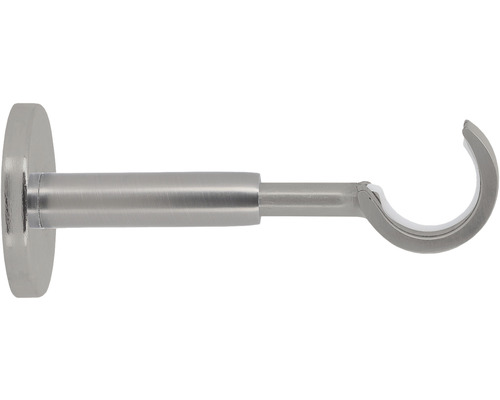 Support 1 branche pour Premium chrome Ø 20/28 mm 11,5 - 15 cm de longueur 1 pce Support de tringle à rideaux pour montage mural