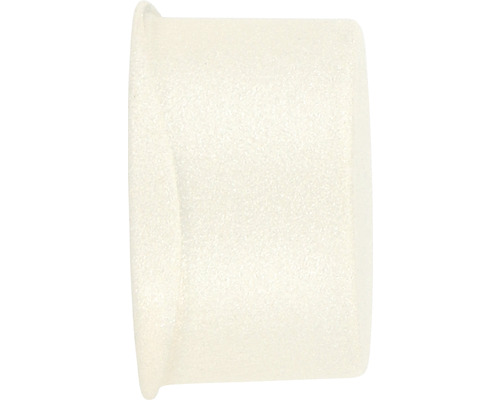 Embout Azha Metallic nacre blanc Ø 20 mm 2 pièces Tuyau d''évacuation en plastique