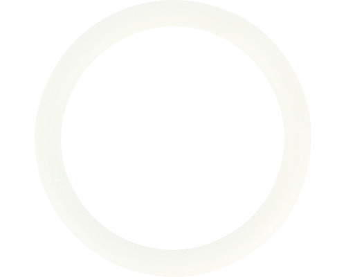 Anneau de rideau rond blanc nacre Ø 20 mm 10 pces