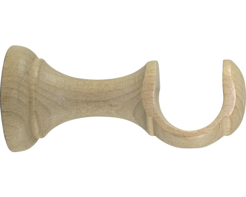 Support 1 branche pour Love Autrement nature Ø 28 mm 8 cm de longueur 1 pce Support de tringle à rideaux en bois