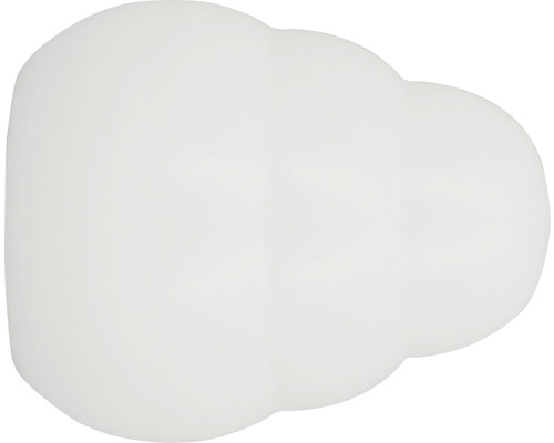 Embout Bois Classique Gradin blanc Ø 20 mm 2 pièces