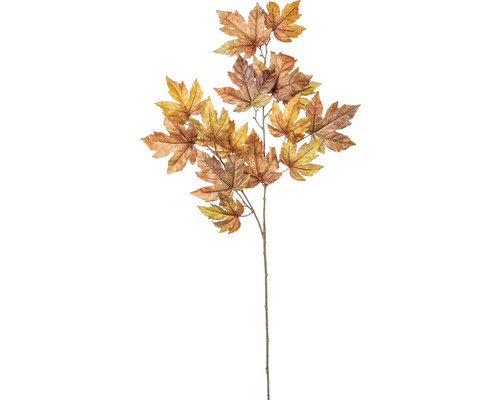Kunstblume Ahornblattzweig 90 cm braun