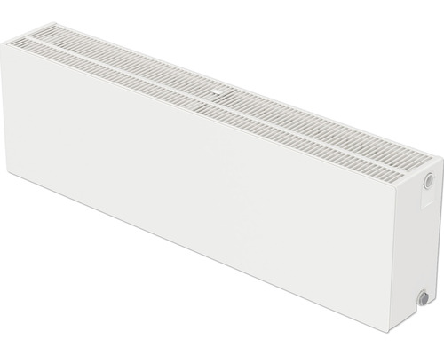 Radiateur plat Rotheigner type 3K (33) 6 connexions (en bas à droite ou latérales) 300 x 3000 mm blanc sans languettes de fixation