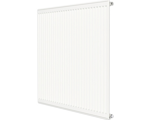 Radiateur à vanne Rotheigner type E (10) 6 connexions (en bas à droite ou latérales) 900 x 1400 mm blanc avec languettes de fixation