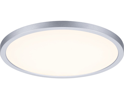 Éclairage LED à encastrer panneau AREO VariFit 18W TuneW Zigbee Ø 230mm chrome mat