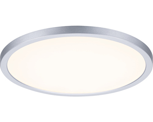 Éclairage LED à encastrer panneau AREO VariFit 18W 3000K à intensité lumineuse variable Ø 230mm chrome mat